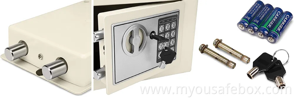 Combination Lock Safe with Keypad for House Pistol Cash Jewelry Important Documents Safe Box
